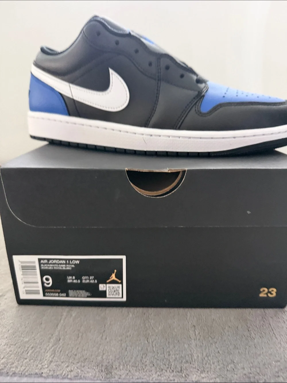 Nike Men’s Low Top Sneakers in Black, Blue, White